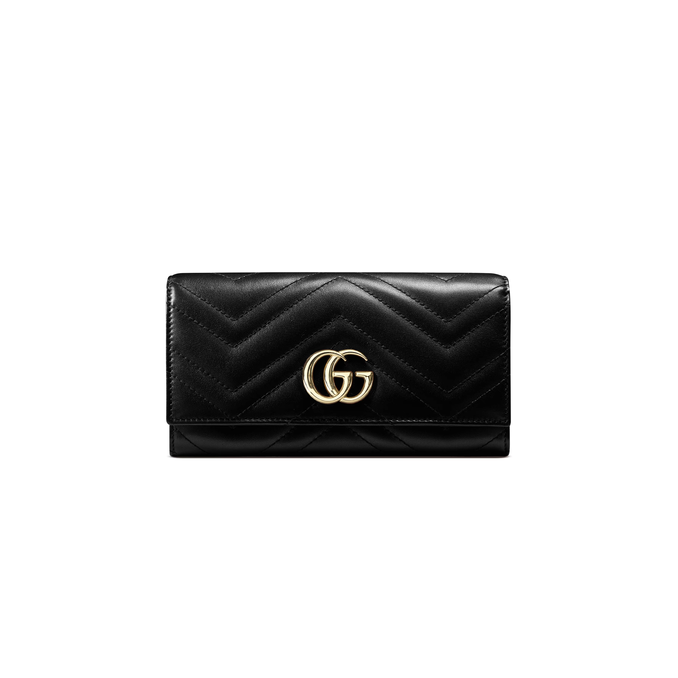 GUCCI GG MARMONT CONTINENTAL WALLET 443436 (19*10*3.5cm)